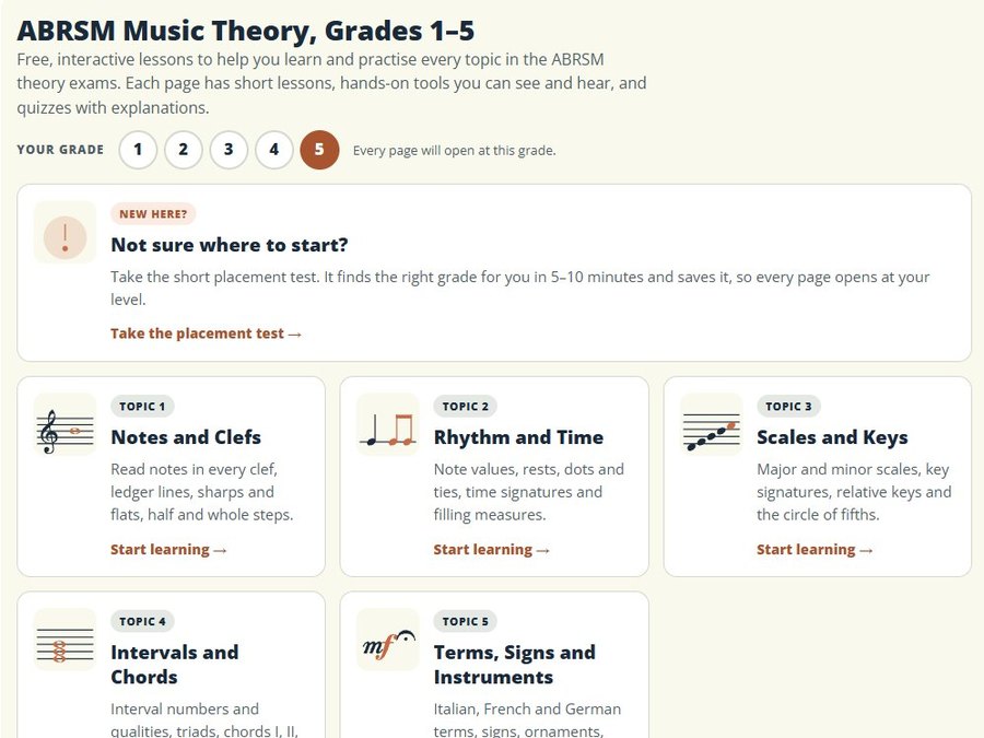 ABRSM Music Theory screenshot ABRSM Music Theory screenshot