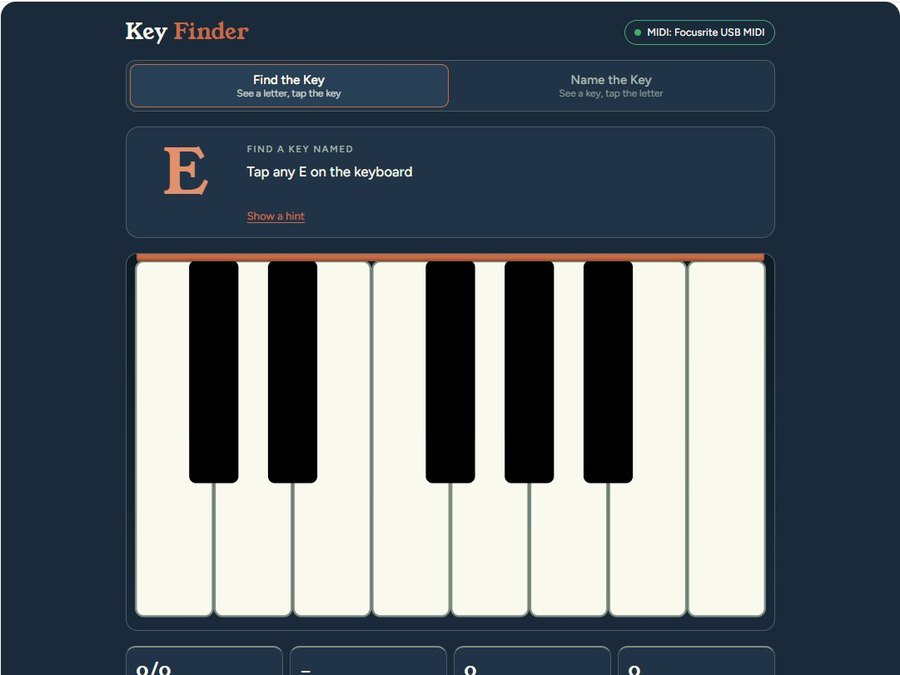 Key Finder screenshot Key Finder screenshot